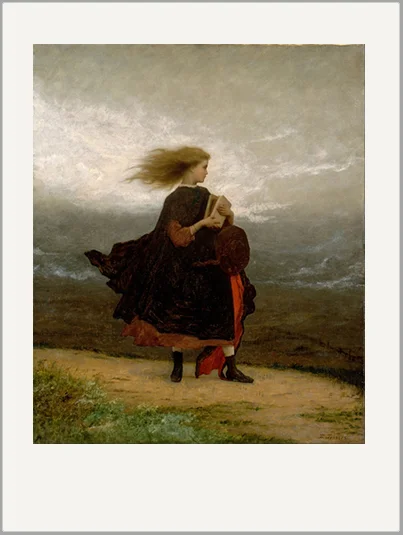 johnson girl I left behind fine art greeting card