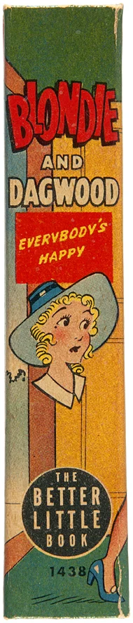 BS-267 Blondie-Dagwood-framed-Bookspine-art.jpg