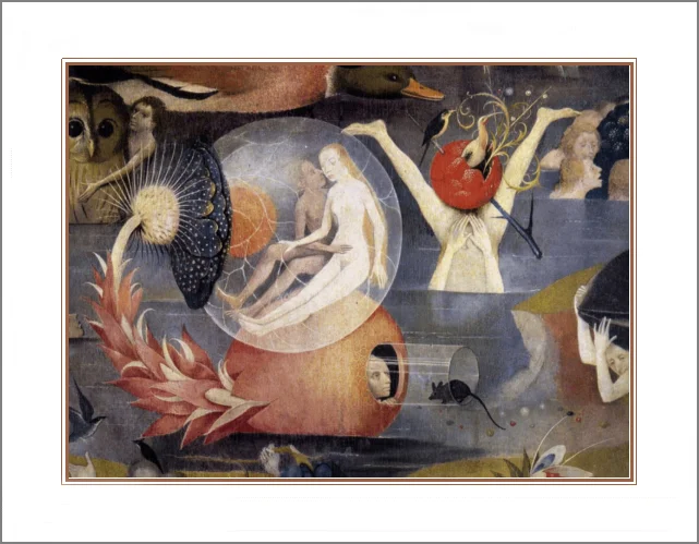 Bosch Garden of Earthly Delights Fine Art Greeting Card
