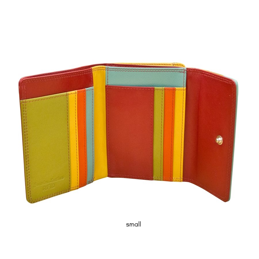 color leather wallets — MUSEUM OUTLETS