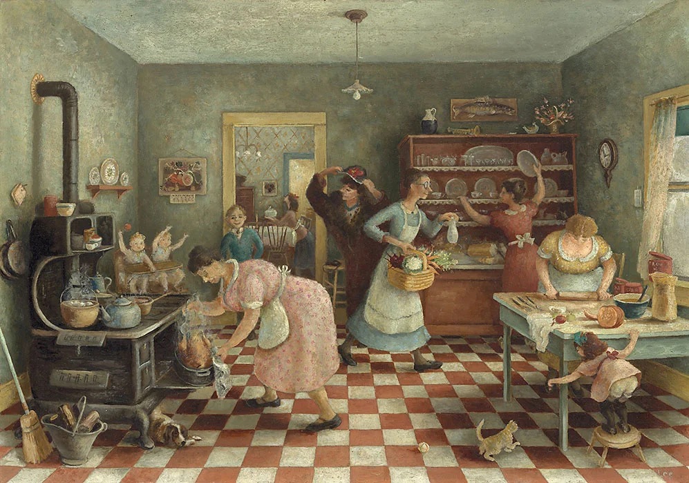 Doris Lee Thanksgiving Fine Art Print