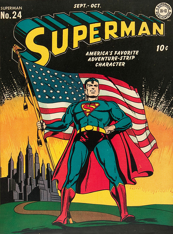 favor udmelding destillation Superman #26 Comic Vintage Superhero Poster — MUSEUM OUTLETS