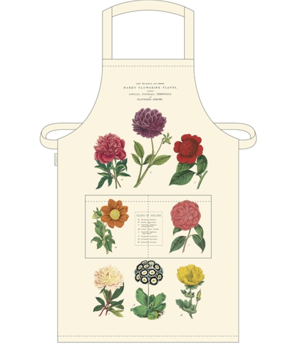 vintage flowers apron — MUSEUM OUTLETS