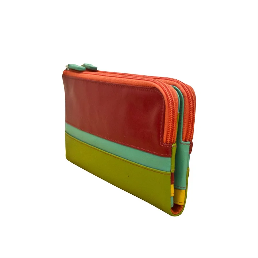 zippered phone wallet