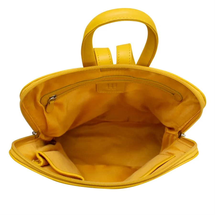 yellow womens backpack