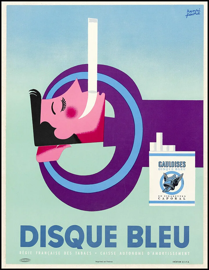 Disque-Bleu-Cigarettes-vintage-mcm-advertising-poster-museum-outlets.jpg