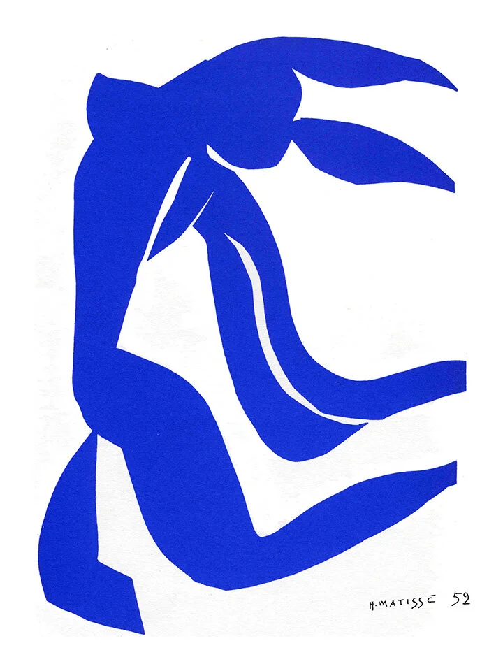 Matisse Blue Jazz Dancer Fine Art Print