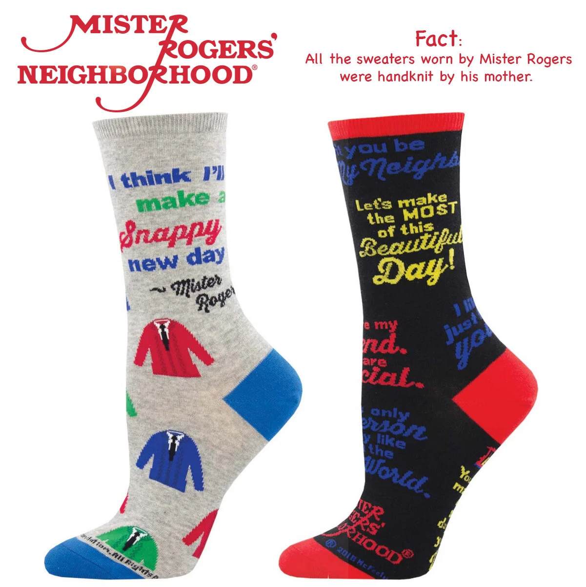 Mister Rogers Socks