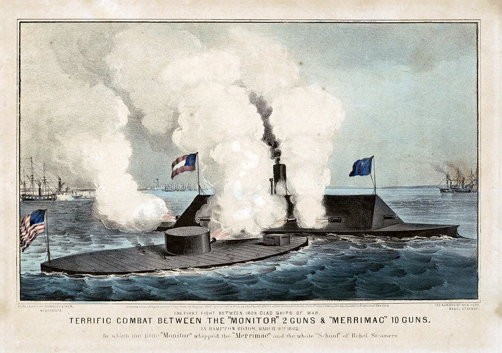 Currier-and-Ives-Monitor-2 Guns-civil-war-posters-museum-outlets.jpg