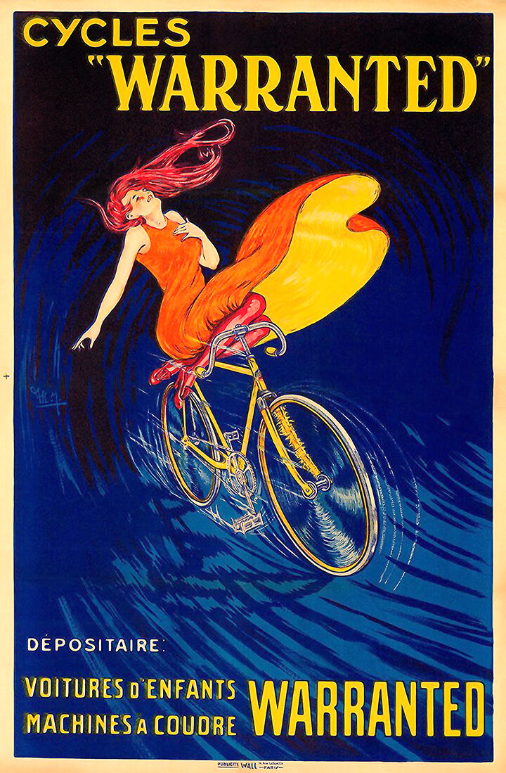 Cycling Bike Bobet 1953 Tour de France  Bicycle Poster Print by Ordner 