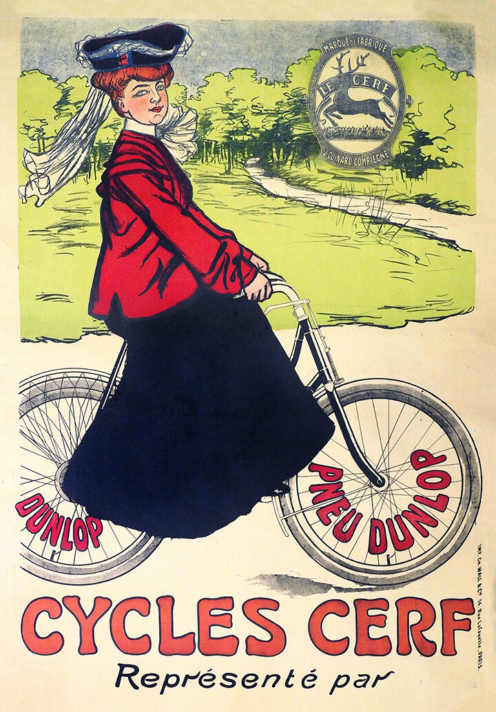 Vintage Pieper Cycles French Bicycle Advertisement Poster Art Print A3 A4