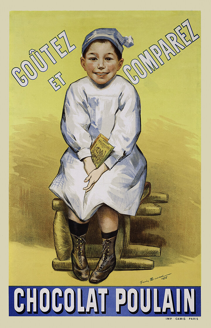 Chocolat Poulain Vintage French Poster Museum Outlets