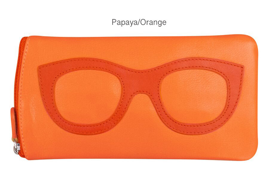 Ghost Print Glasses Case - Vegan Leather Magic Folding Hardcase – Real Sic