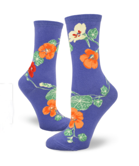 nasturtiums-periwinkle-womens-socks-museum-outlets.png