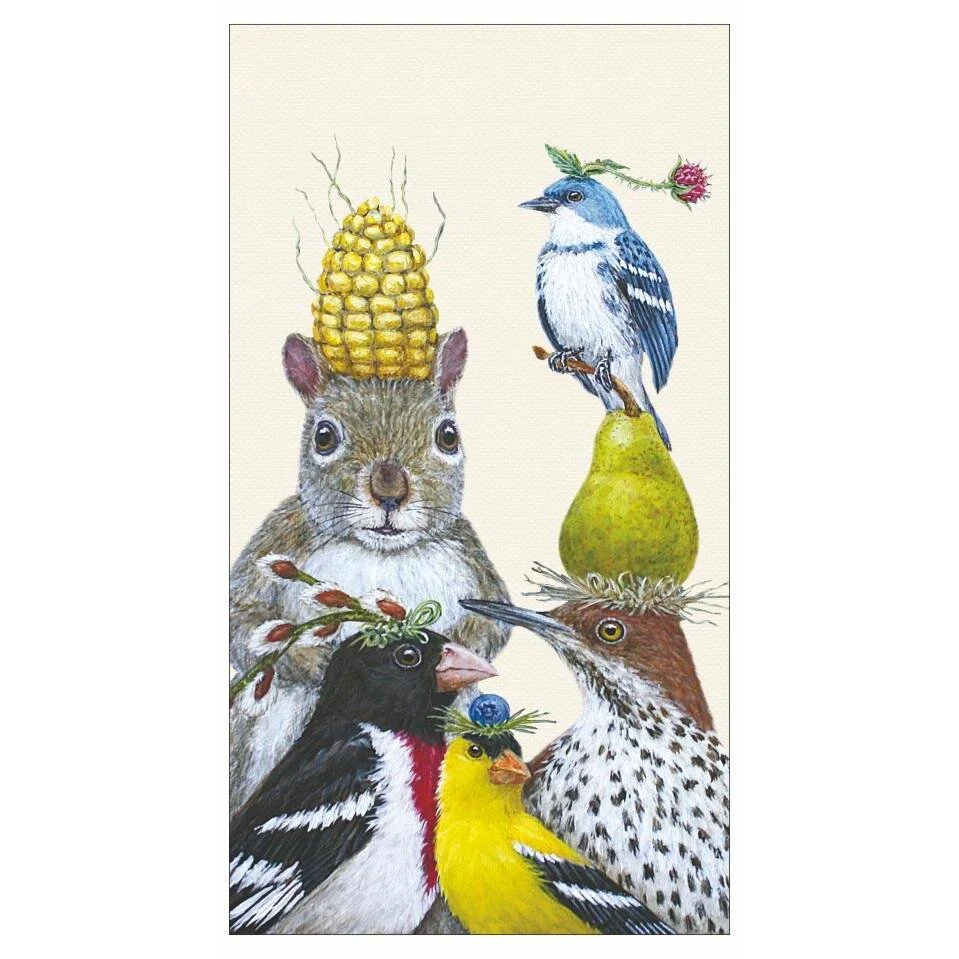 vicki sawyer party under the feeder decorative guest towel napkins