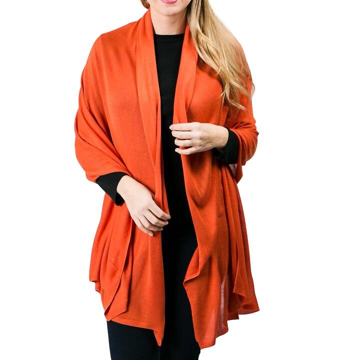 Bamboo Silk Reversible Shawl Blazer - Tunisia & Lava Lamp
