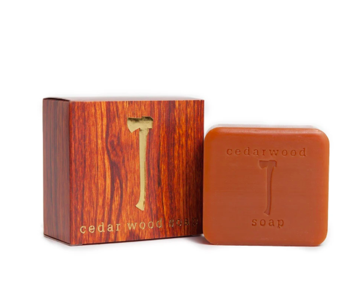 cedar wood men's soap