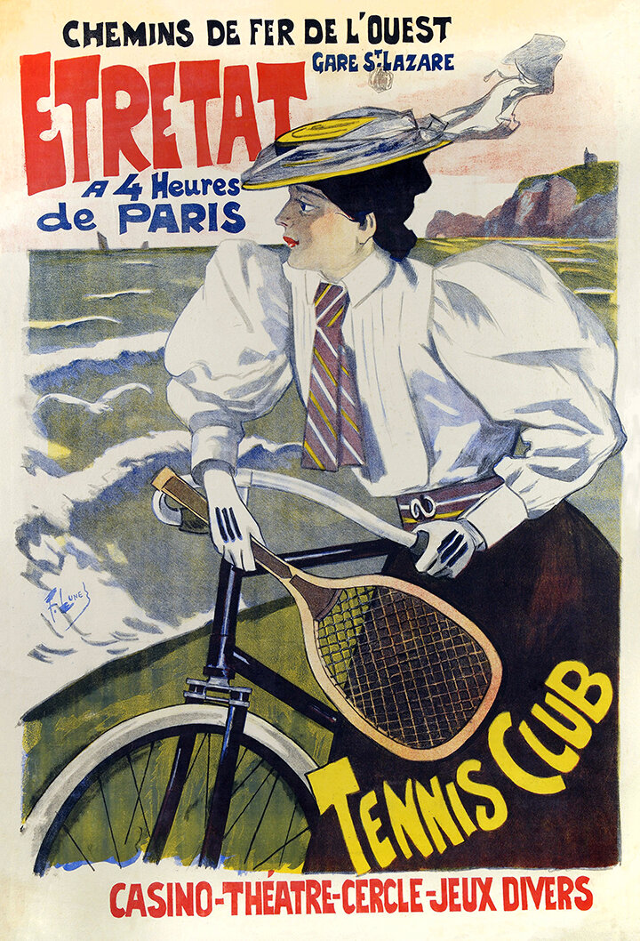 Etreat Tennis Club Vintage French Poster — MUSEUM OUTLETS