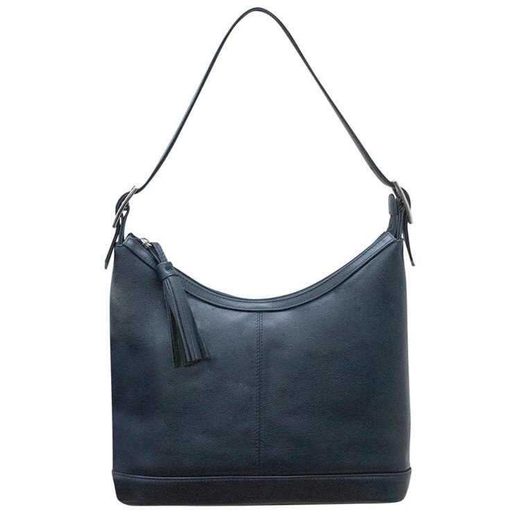 Navy Blue Leather Crossbody Bag - Julia Rose Gifts and Accessories