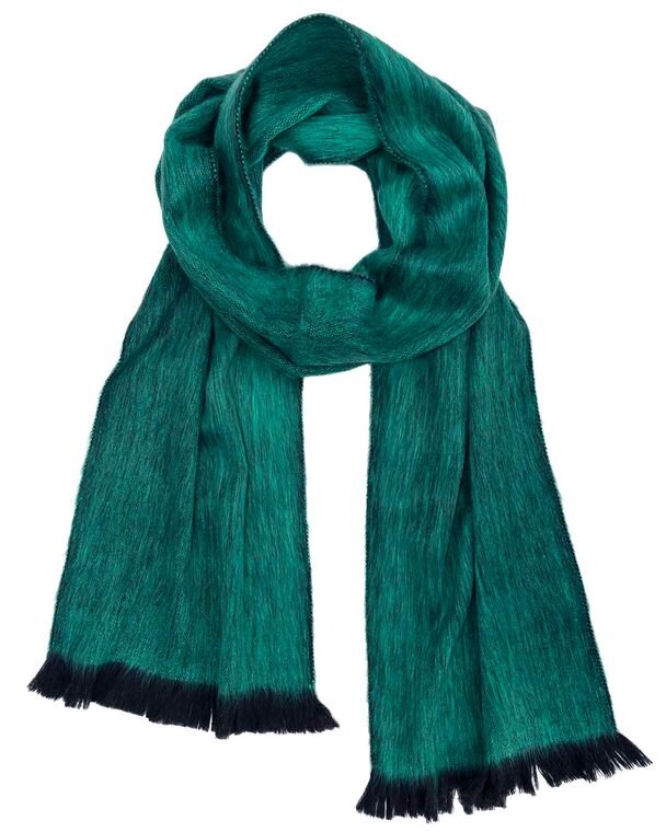 alpaca scarf emerald — MUSEUM OUTLETS