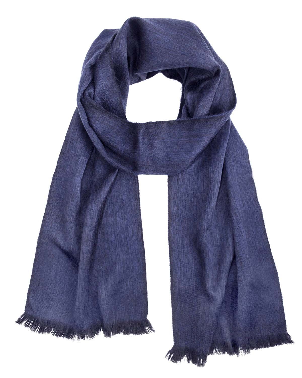 alpaca scarf midnight blue — MUSEUM OUTLETS