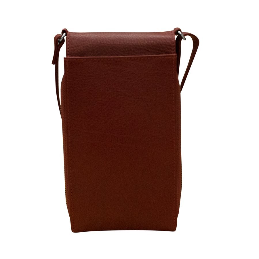 red leather smartphone crossbody wallet — MUSEUM OUTLETS