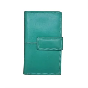 turquoise leather wallet — MUSEUM OUTLETS