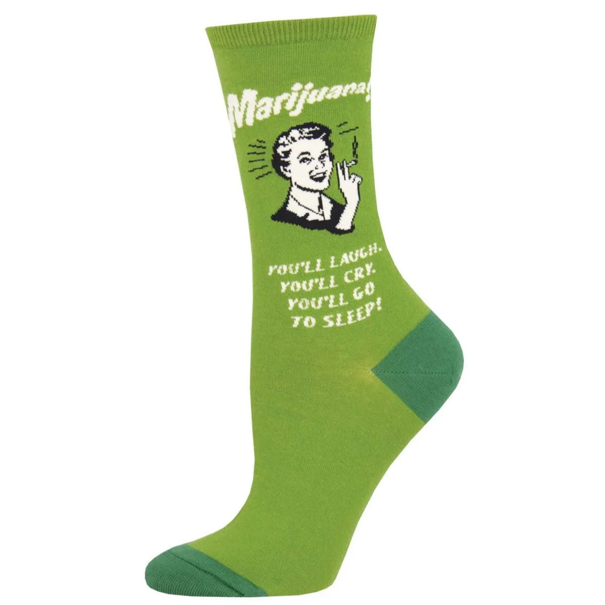 mary jane marijuana women's novelty socks — MUSEUM OUTLETS