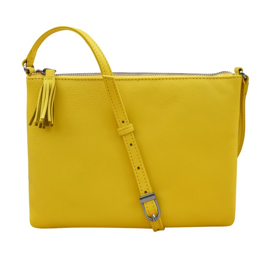 AUTH NWT $495 Strathberry Nano Leather Top Handle Crossbody Bag-Sundress  Yellow