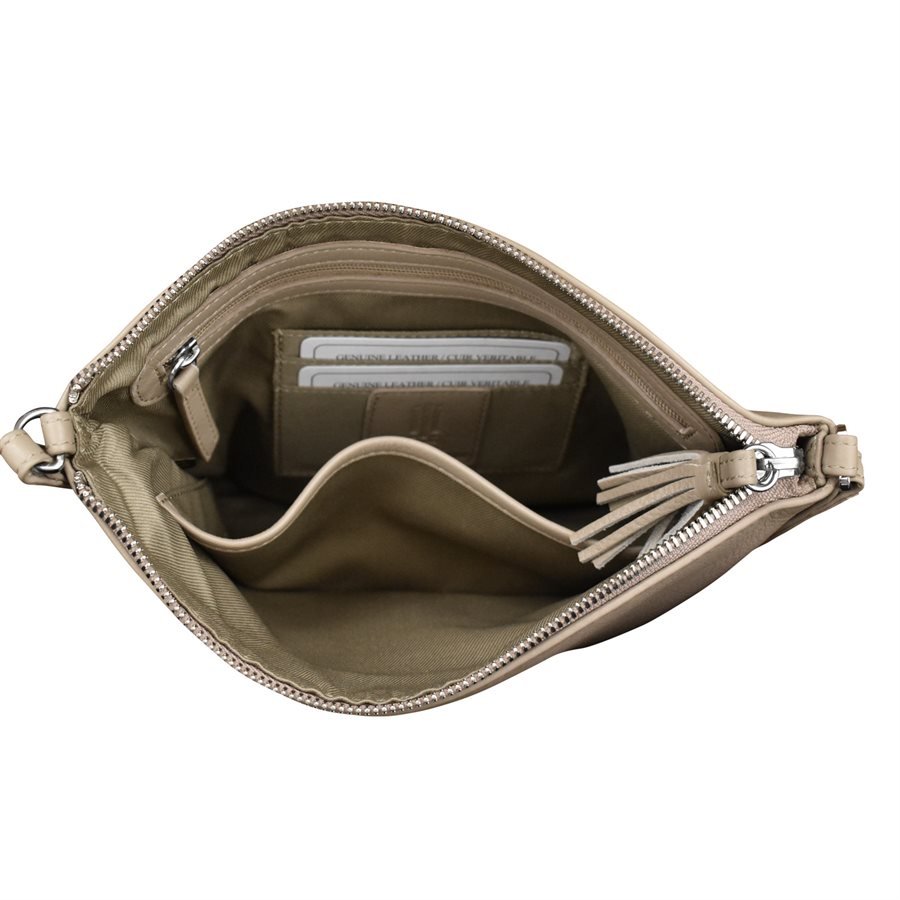Polène | Bag - numéro Sept Mini - Taupe Textured Leather