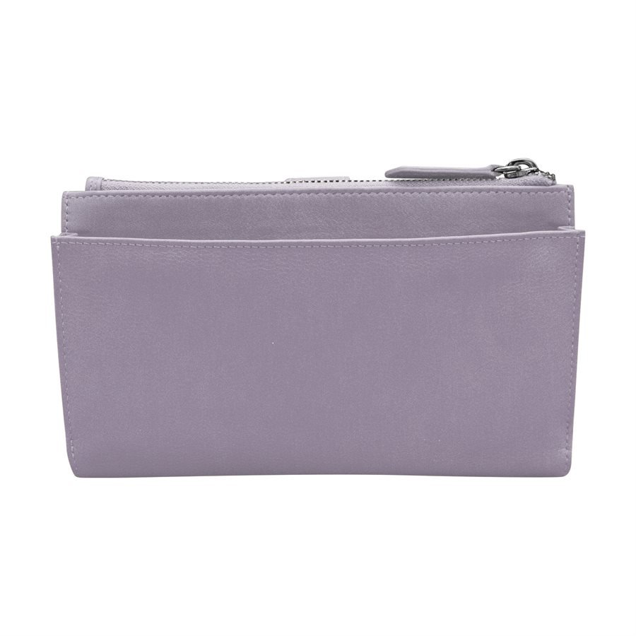 lavender leather phone wallet wristlet — MUSEUM OUTLETS