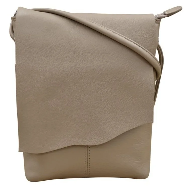 Women Dark Taupe Imported Faux Leather Stylish Small Crossbody Messenger Bags Taupe Suede Cross Body Bag – Made in Italy - Etsy main image 4