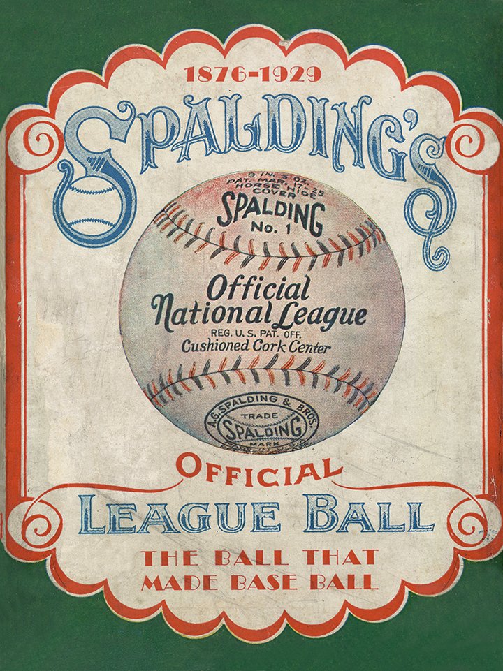 Spalding Vintage Baseball Poster Wall Art — MUSEUM OUTLETS