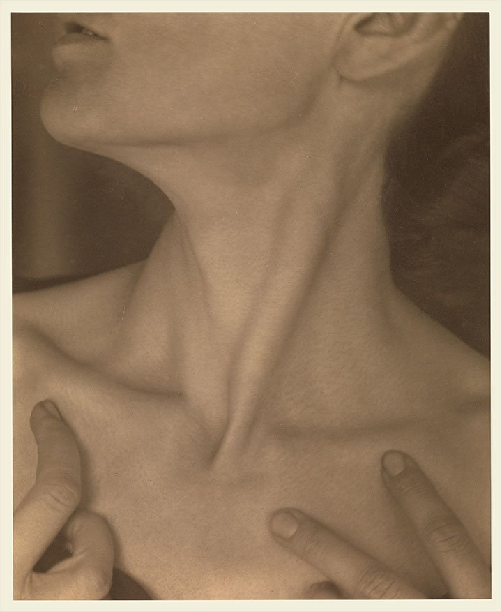Stieglitz Georgia O'Keefe Neck Photograph  Vintage Fine Art