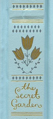secret gardem enlarged book spine wall art