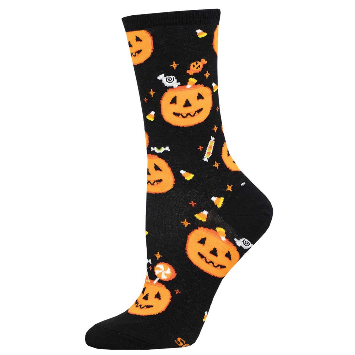 trick or treat candy corn halloween socks — MUSEUM OUTLETS