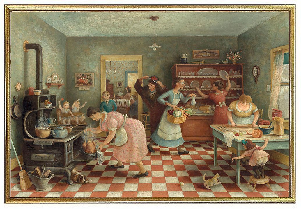 Doris Lee Thanksgiving Fine Art Print