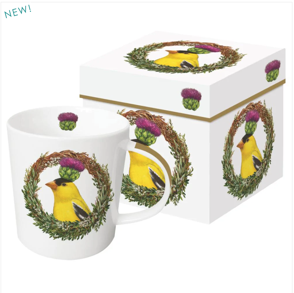 Iris & Stanley Vicki Sawyer Gift-Boxed Mug 13.5 oz – Verde Birdie