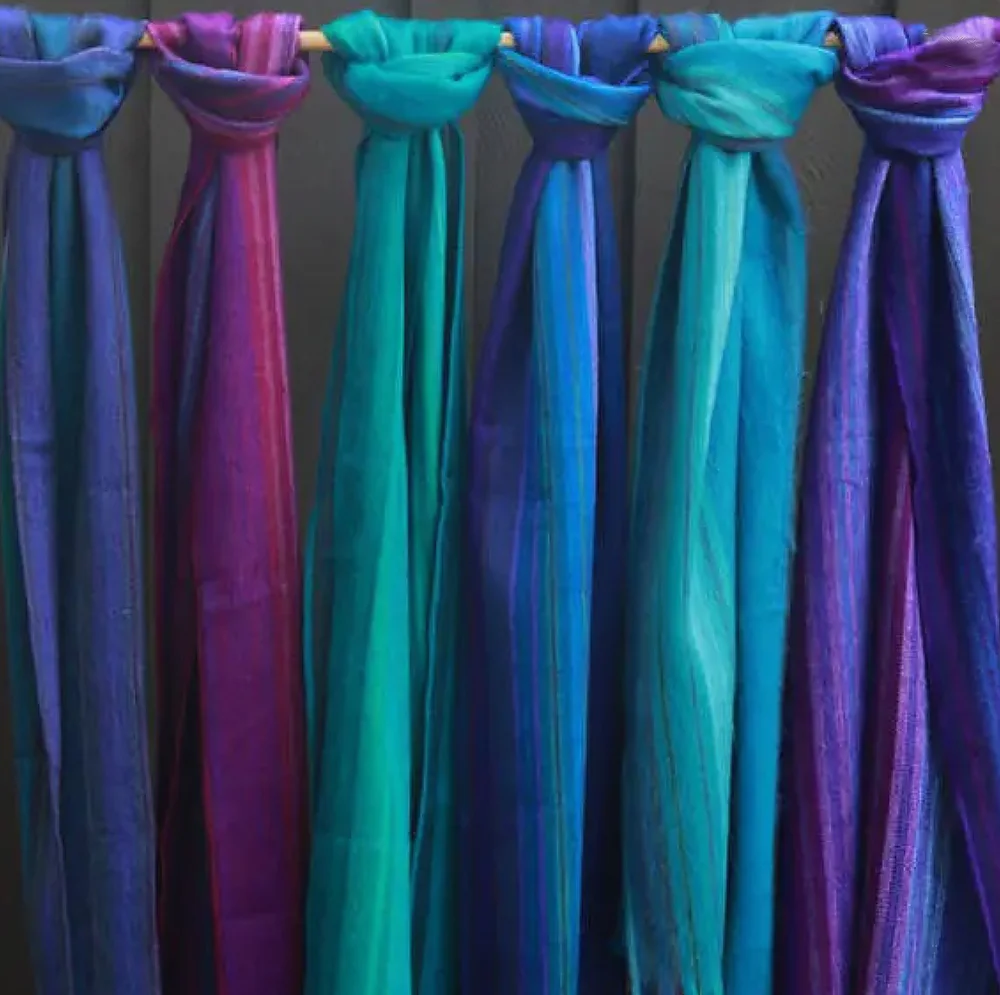 fair trade alpaca scarf from ecuador — MUSEUM OUTLETS display picture 1