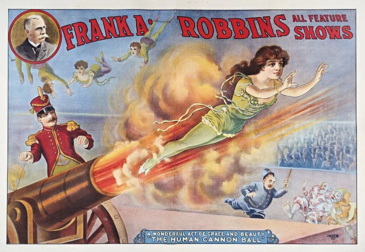 Frank-Robbins-Human-Canonball-Vintage-Circus-Poster-museum-outlets.jpeg