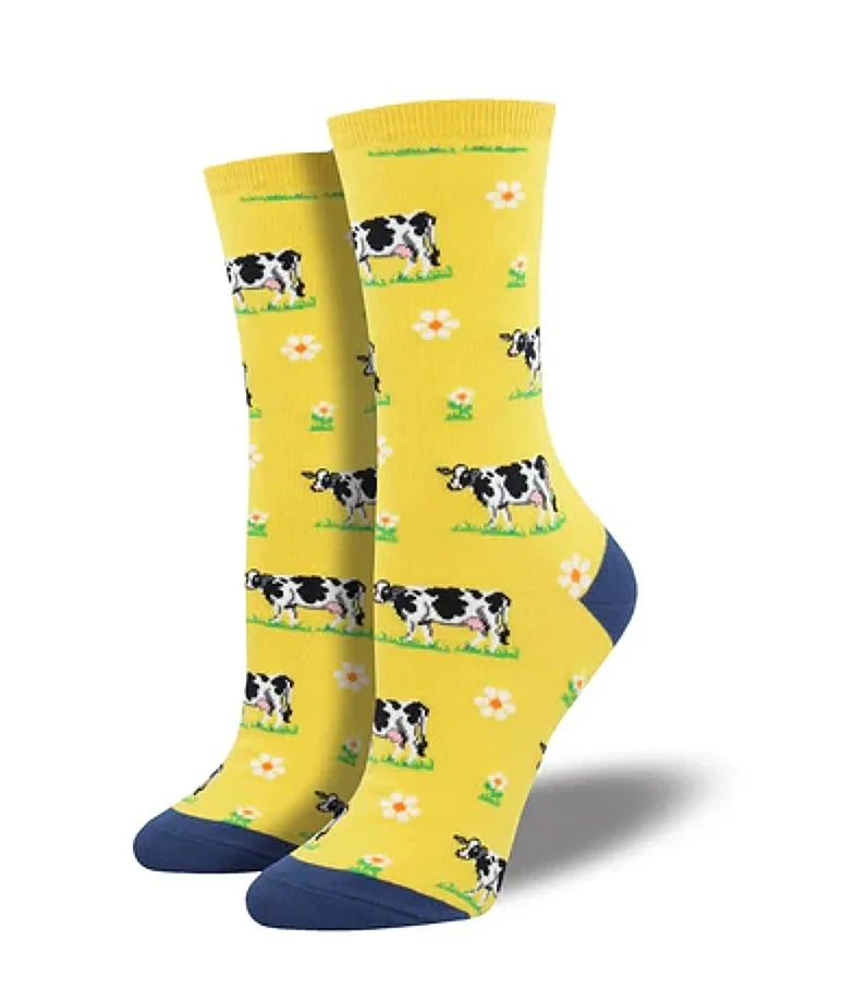 legendiary cow’s women’s novelty socks — MUSEUM OUTLETS