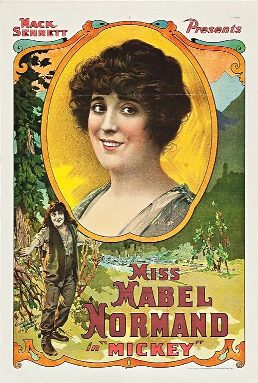 mabel normand mickey vintage entertainment poster