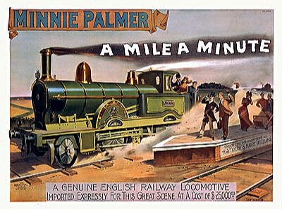 Minnie-Palmer-A%2BMile%2Ba%2BMinute%2BTrain-vintage-entertainment-poster-museum-outlets.jpg