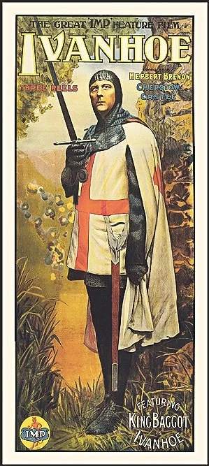 ivanhoe vintage entertainment poster