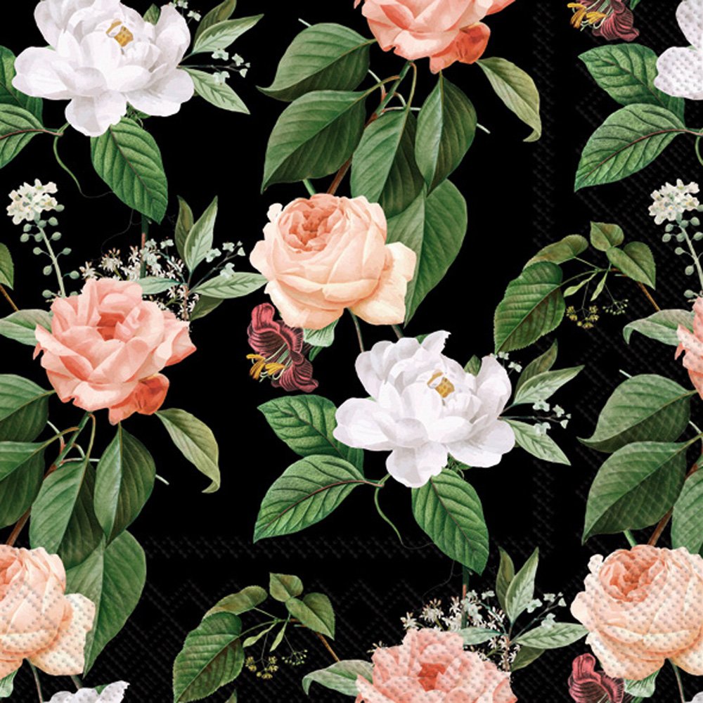 vintage christmas botanica cloth decorative holiday napkins — MUSEUM OUTLETS