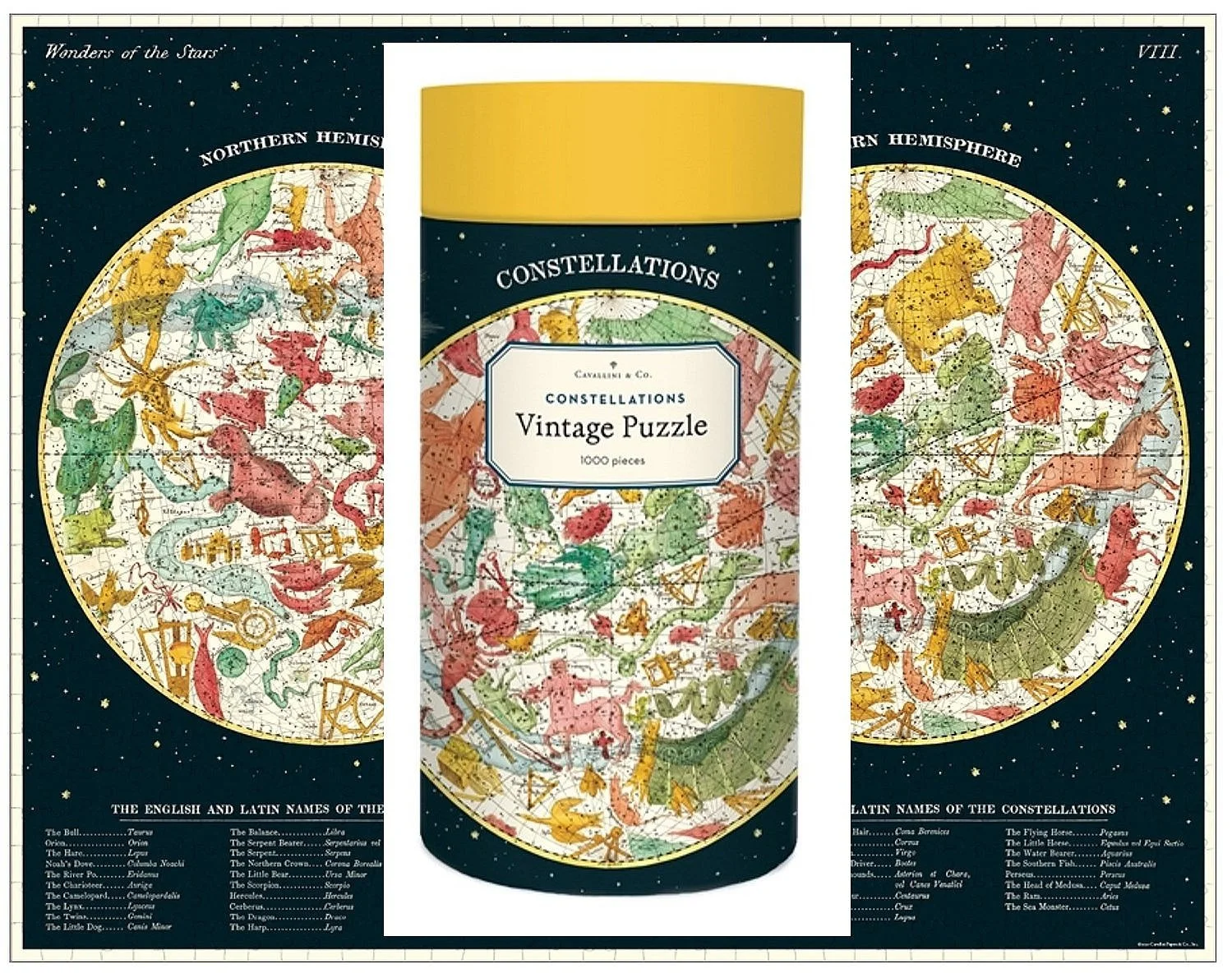 Cavallini Vintage Puzzles Constellations