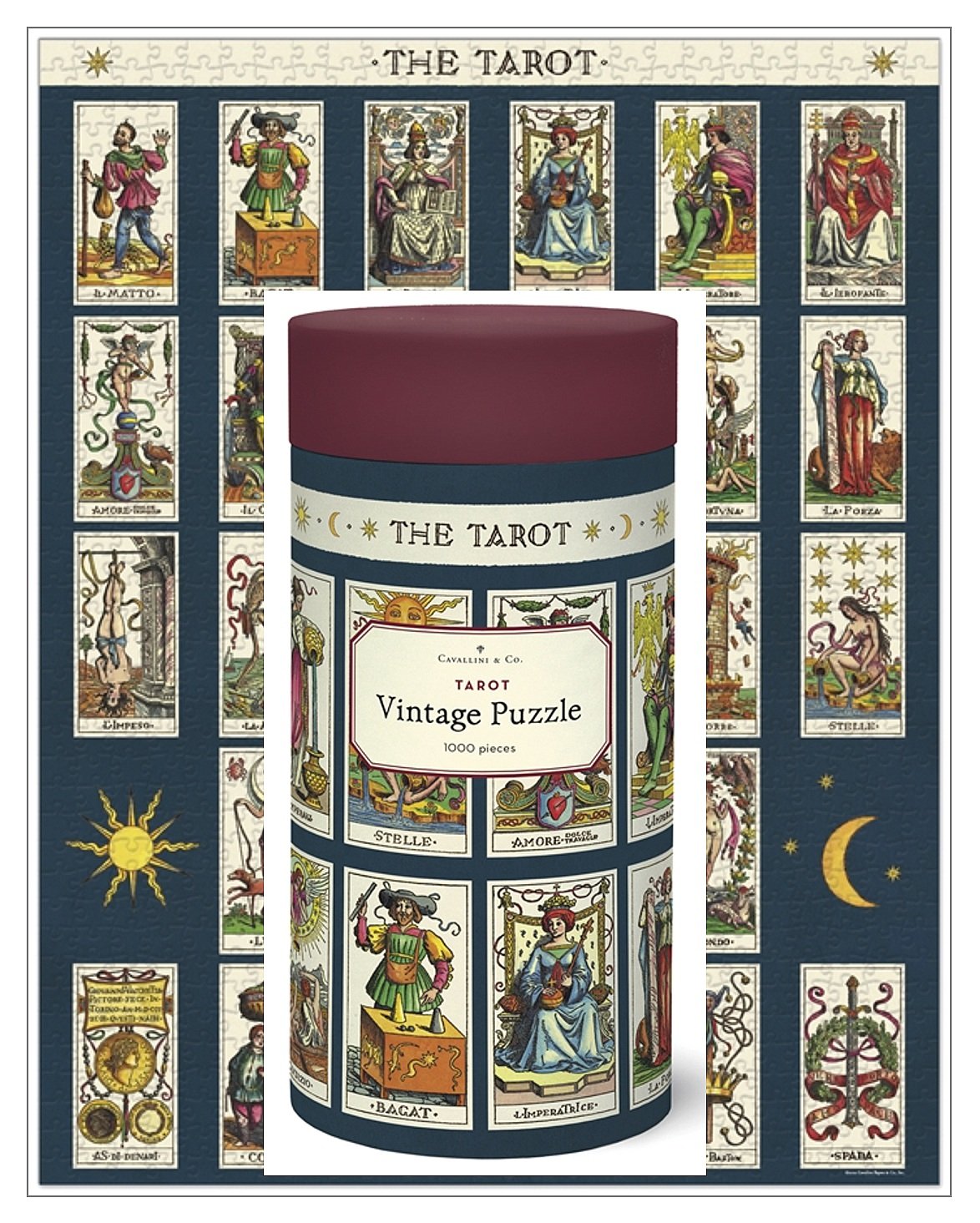 Cavallini Vintage Puzzles Tarot