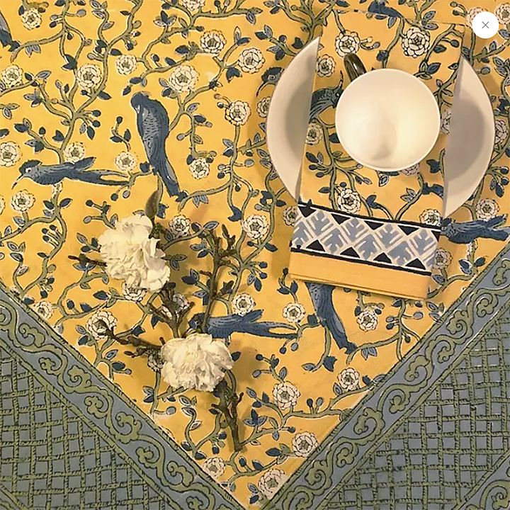 pakshi-yellow-blue-bird-hand-block-print-tablecloth-india-museum-outlets.png