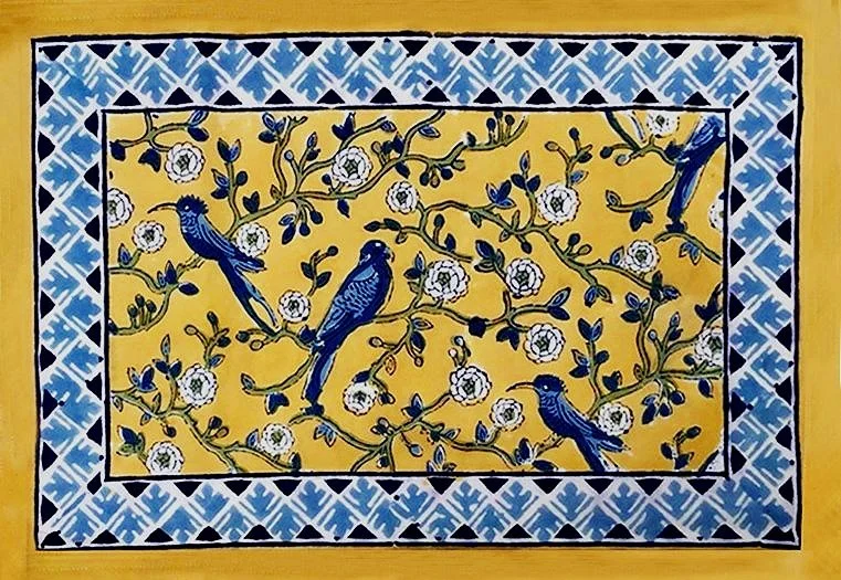pakshi-yellow-blue-bird-hand-block-print-fair-trade-tablemat-museum-outlets.jpg