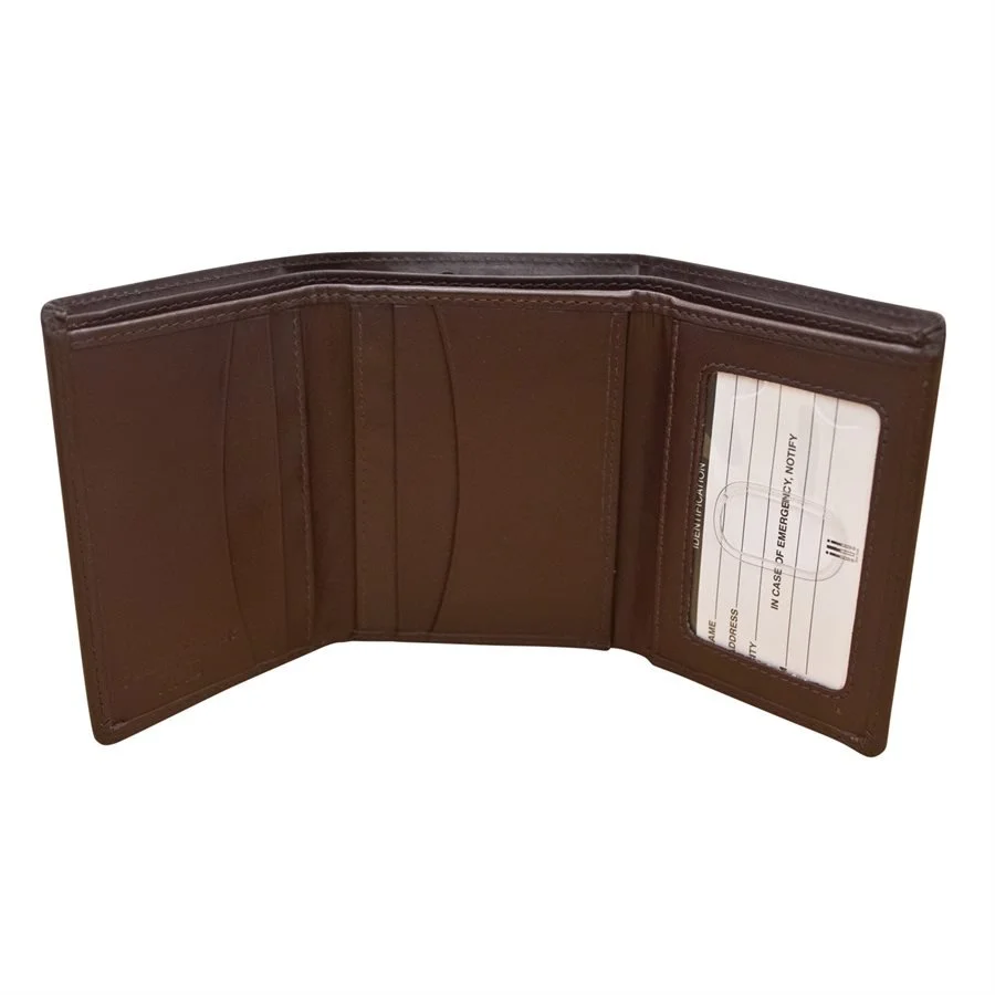 GUESS Men's Extra Capacity Trifold Leather Wallet - Macy's